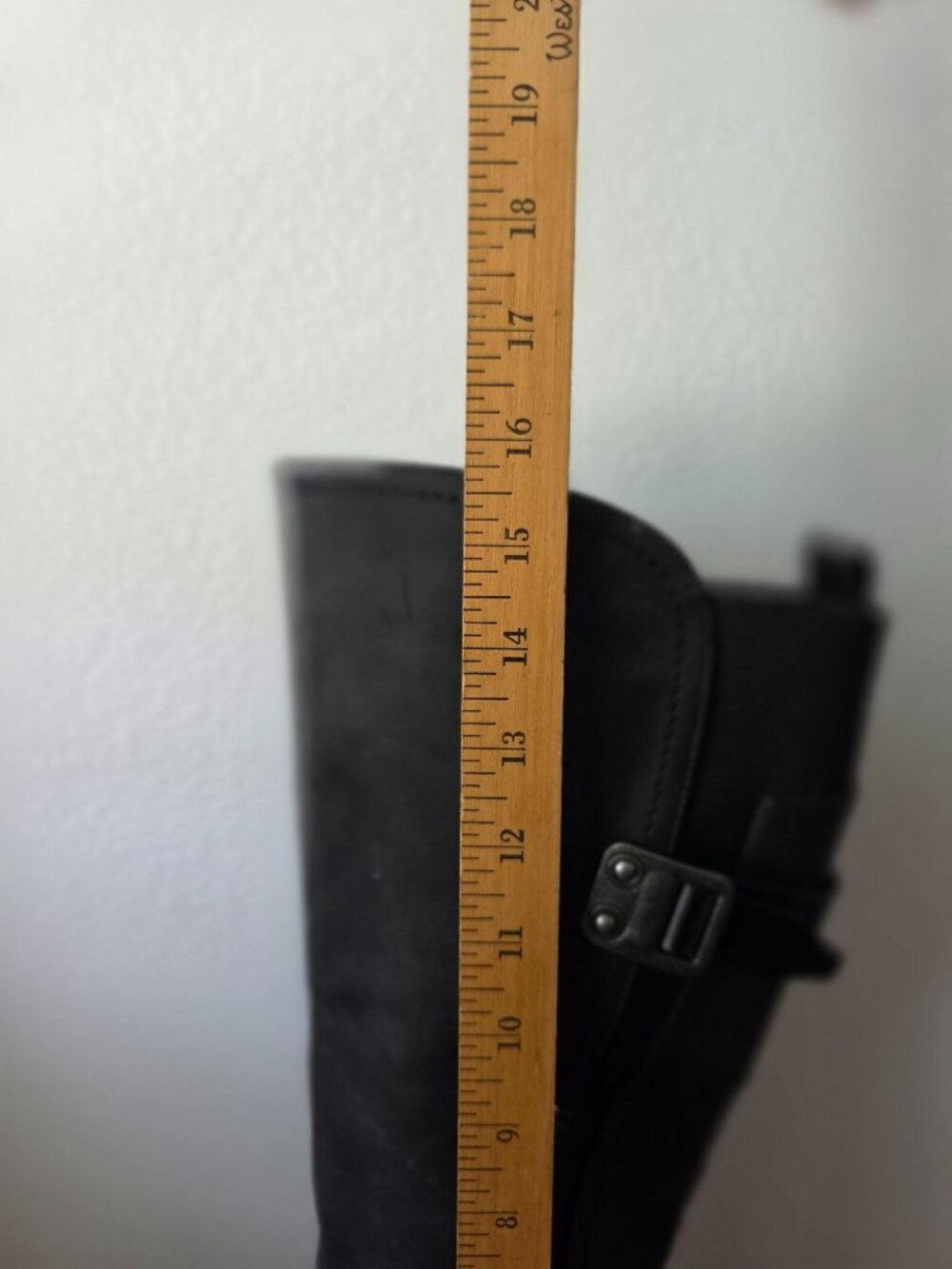 Extreme By Eddie Marc DELILAH Black Knee-High Faux Leather Side-Zip Boots Sz 8 - Picture 10 of 10